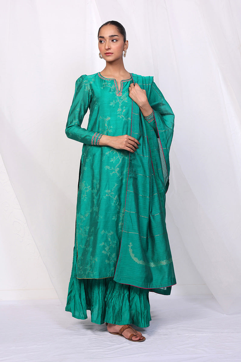 Generation - Hub 3-Piece Suit - Green - Jacquard