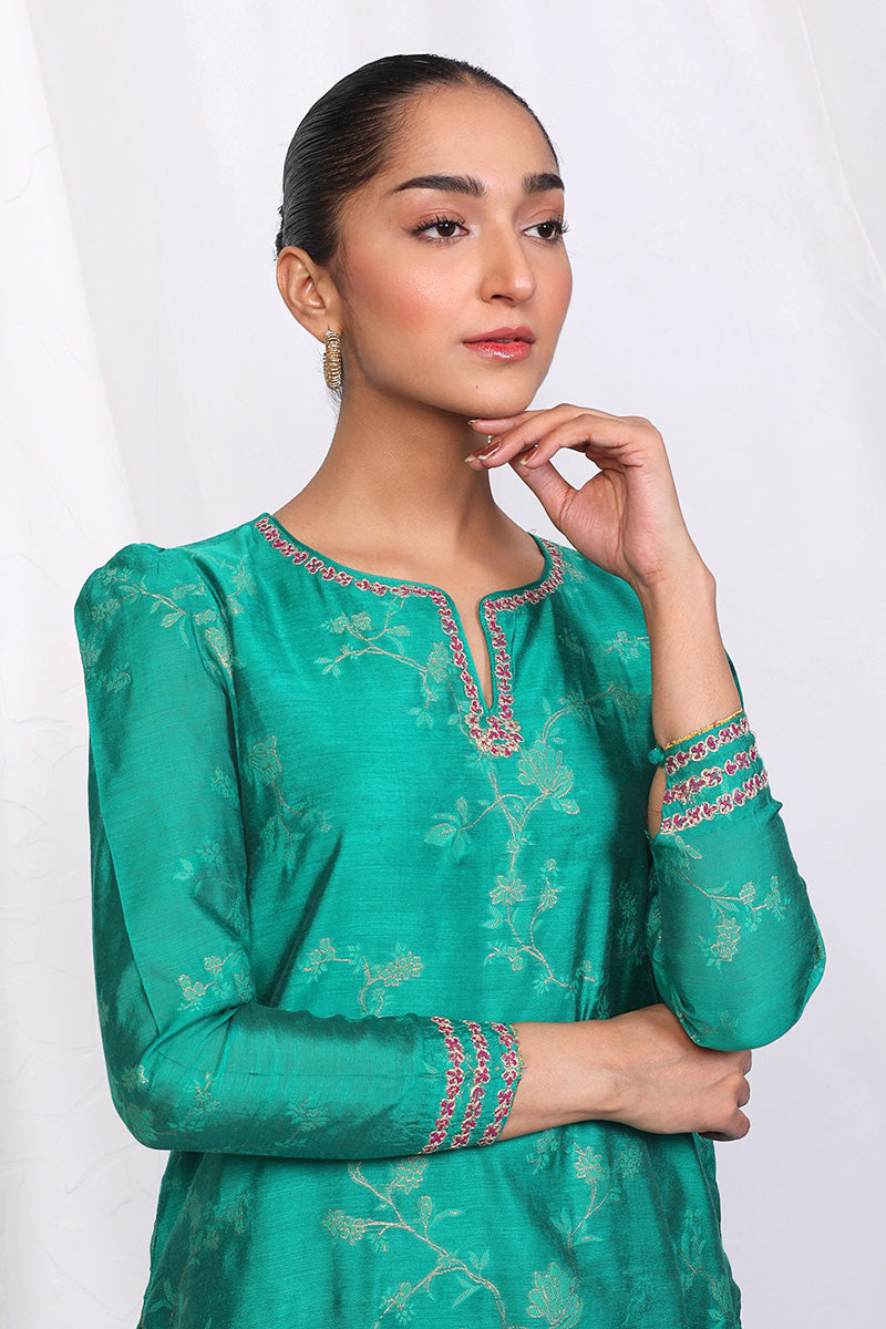 Generation - Hub 3-Piece Suit - Green - Jacquard