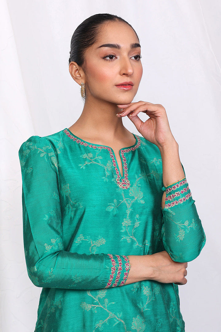 Generation - Hub 3-Piece Suit - Green - Jacquard