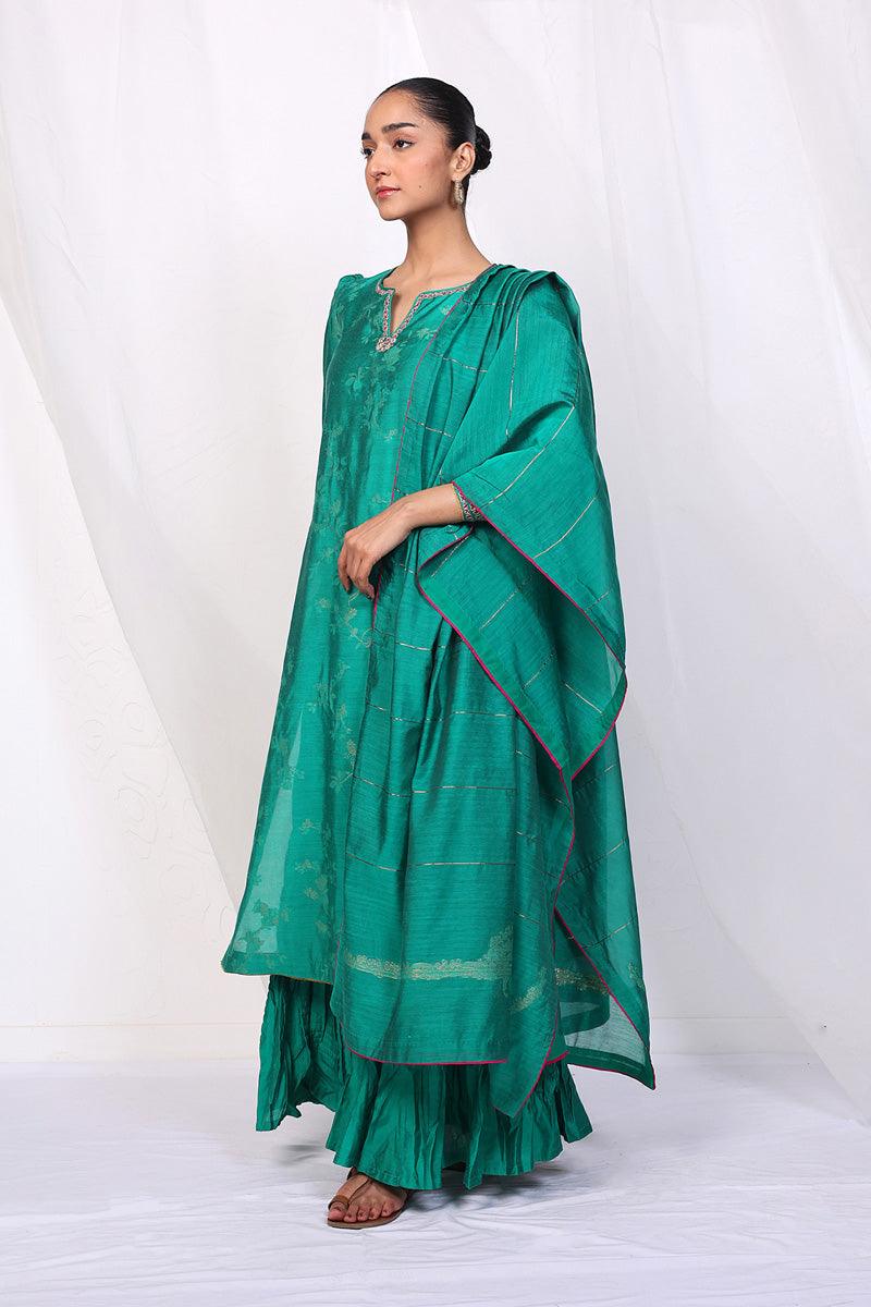 Generation - Hub 3-Piece Suit - Green - Jacquard