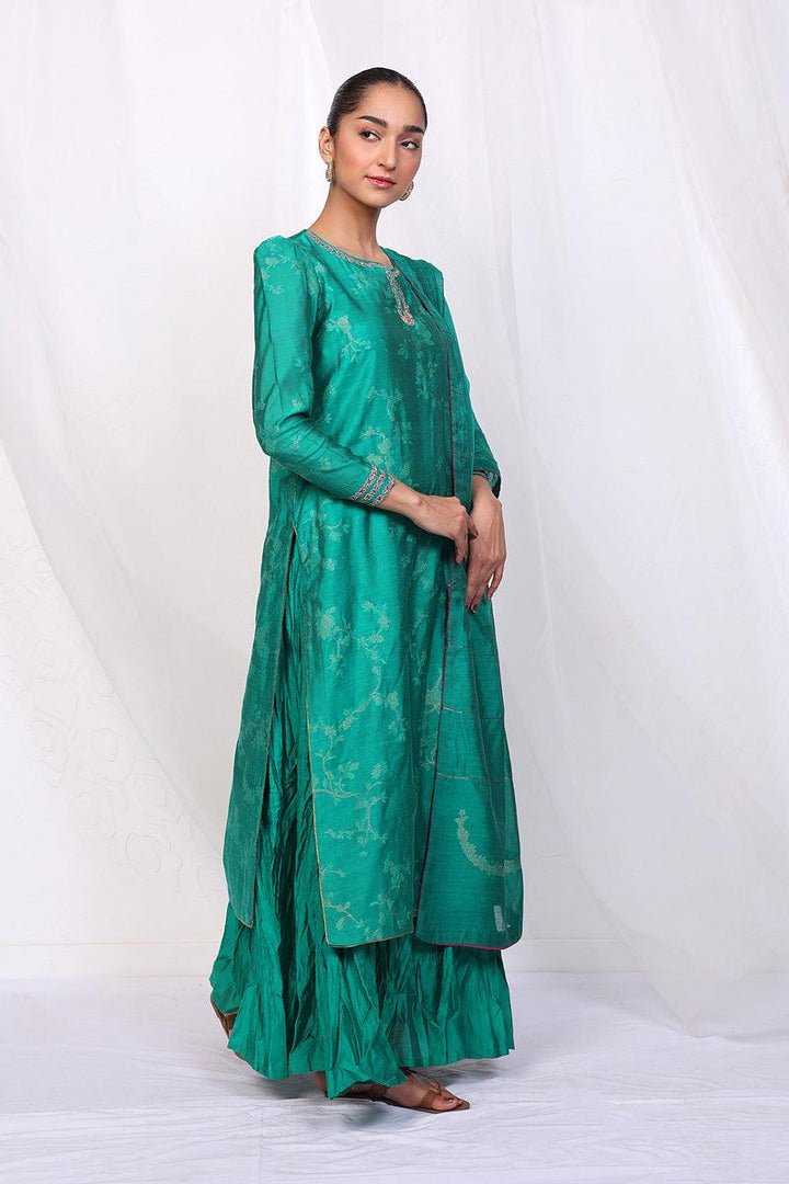 Generation - Hub 3-Piece Suit - Green - Jacquard
