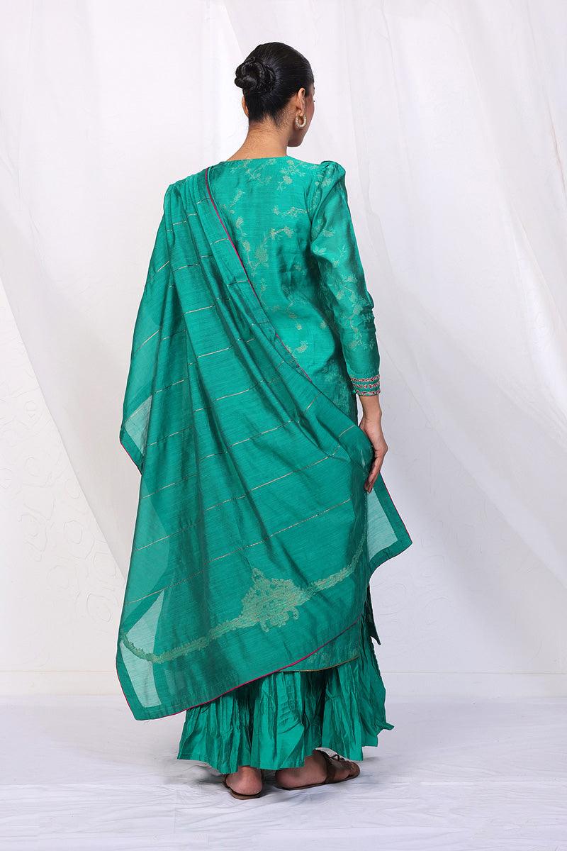 Generation - Hub 3-Piece Suit - Green - Jacquard