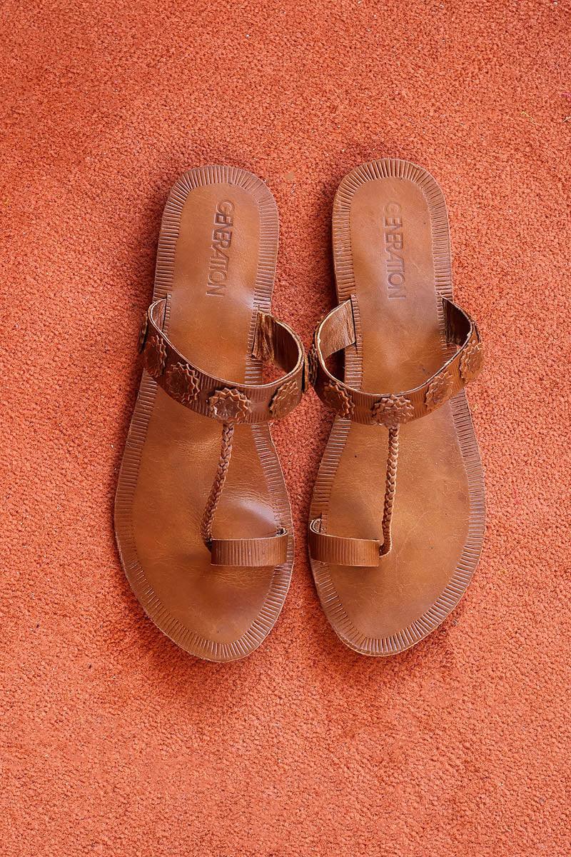 Generation - Caramel Kola Puri - Tan - Leather - Khussa
