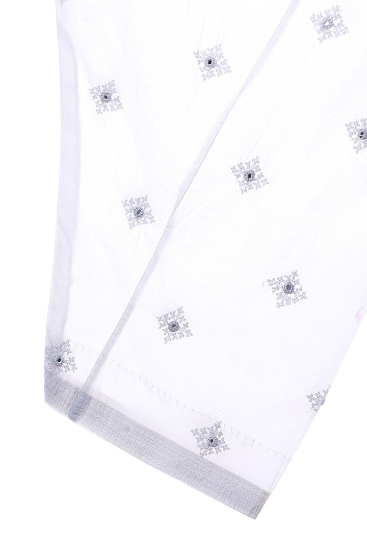 Generation - NKR Embroidered Shalwar - White - Lawn - 1 Piece