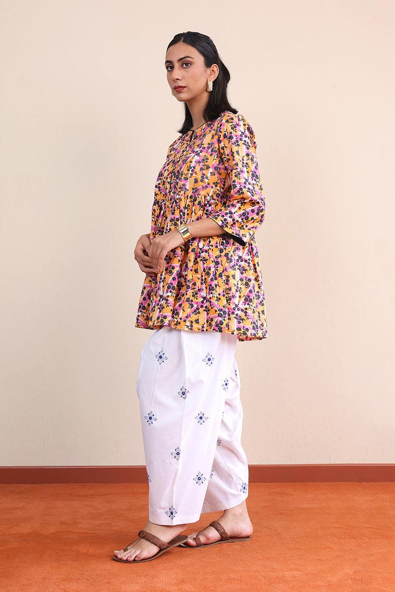 Generation - NKR Hand embroidered Shalwar - White - Lawn - 1 Piece
