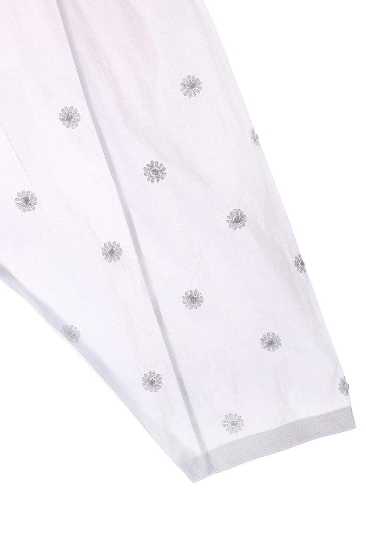 Generation - N K R Embroidered Shalwar - White - Lawn - 1 Piece