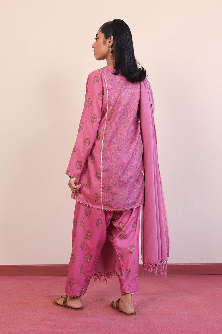 Generation - Timeless Romance Gota Galore Suit - Pink - Lawn - 3 Piece