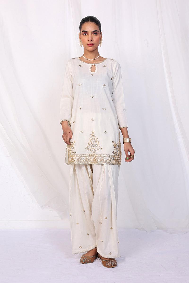 Generation - 2- Piece Mah e Noor Gota Dream - Off White - Lawn