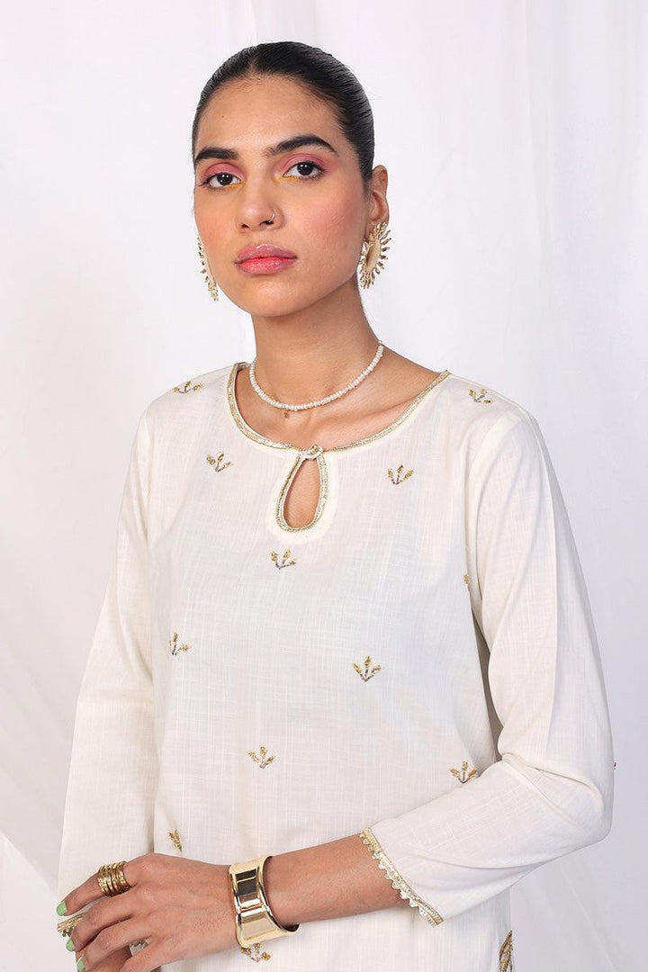 Generation - 2- Piece Mah e Noor Gota Dream - Off White - Lawn