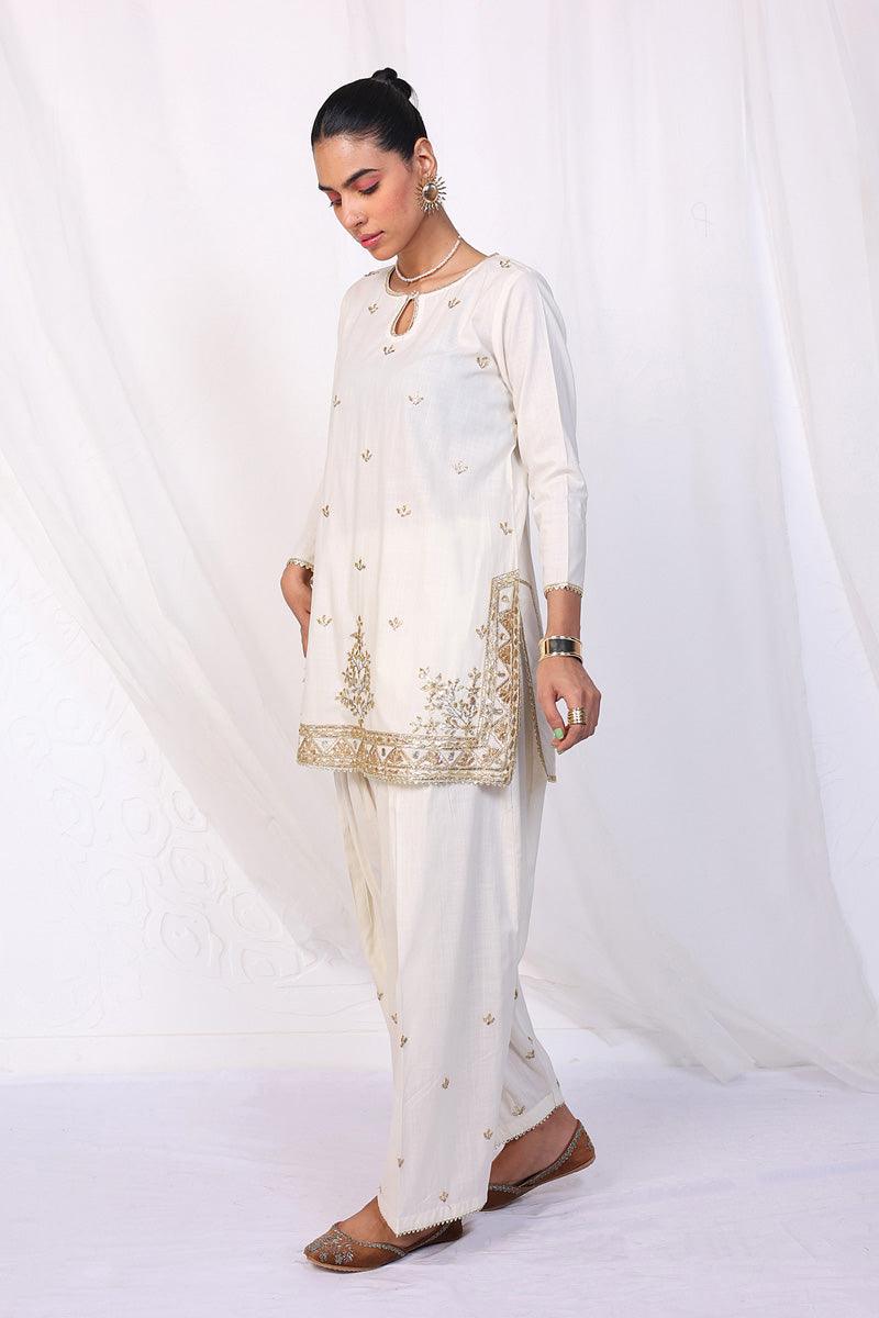 Generation - 2- Piece Mah e Noor Gota Dream - Off White - Lawn