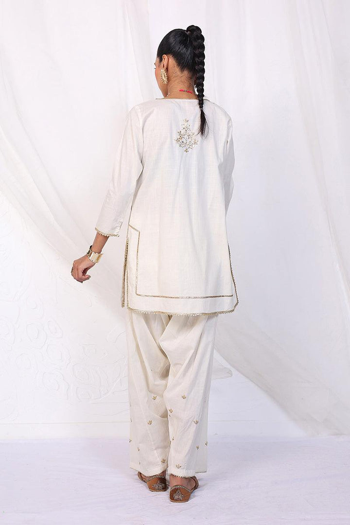 Generation - 2- Piece Mah e Noor Gota Dream - Off White - Lawn