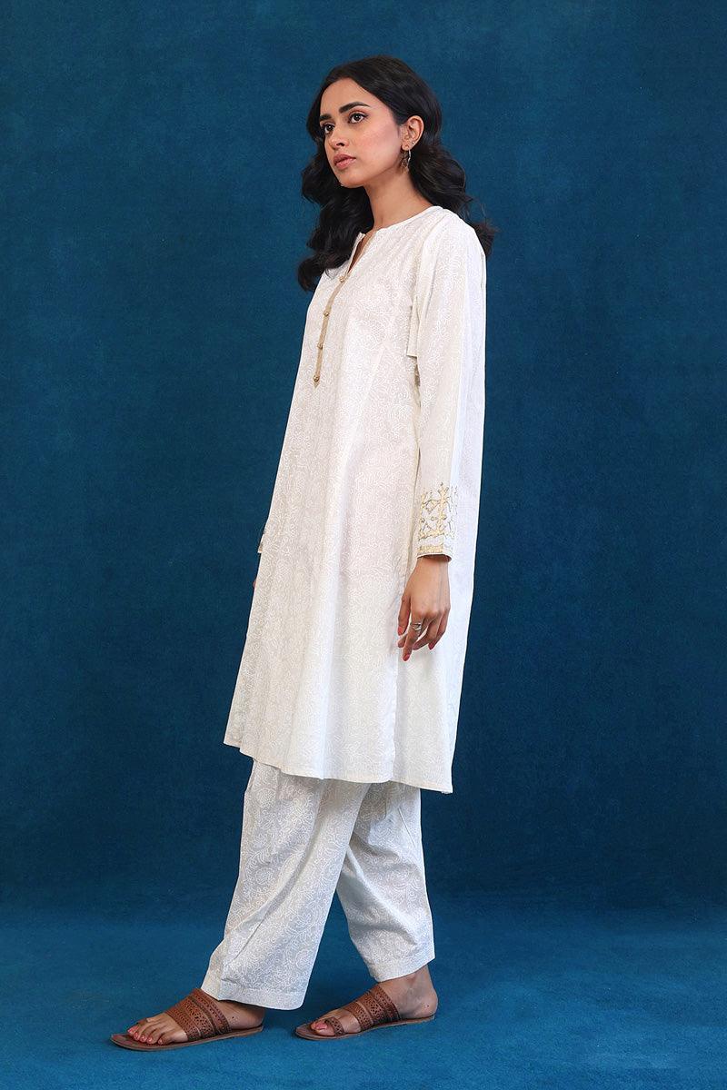 Generation - Mah e Noor 2-Piece - Off White - Lawn