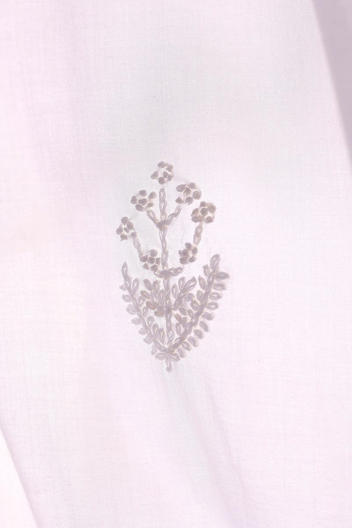 Generation - NKR Patchwork Kurta - White - Lawn - 1 Piece