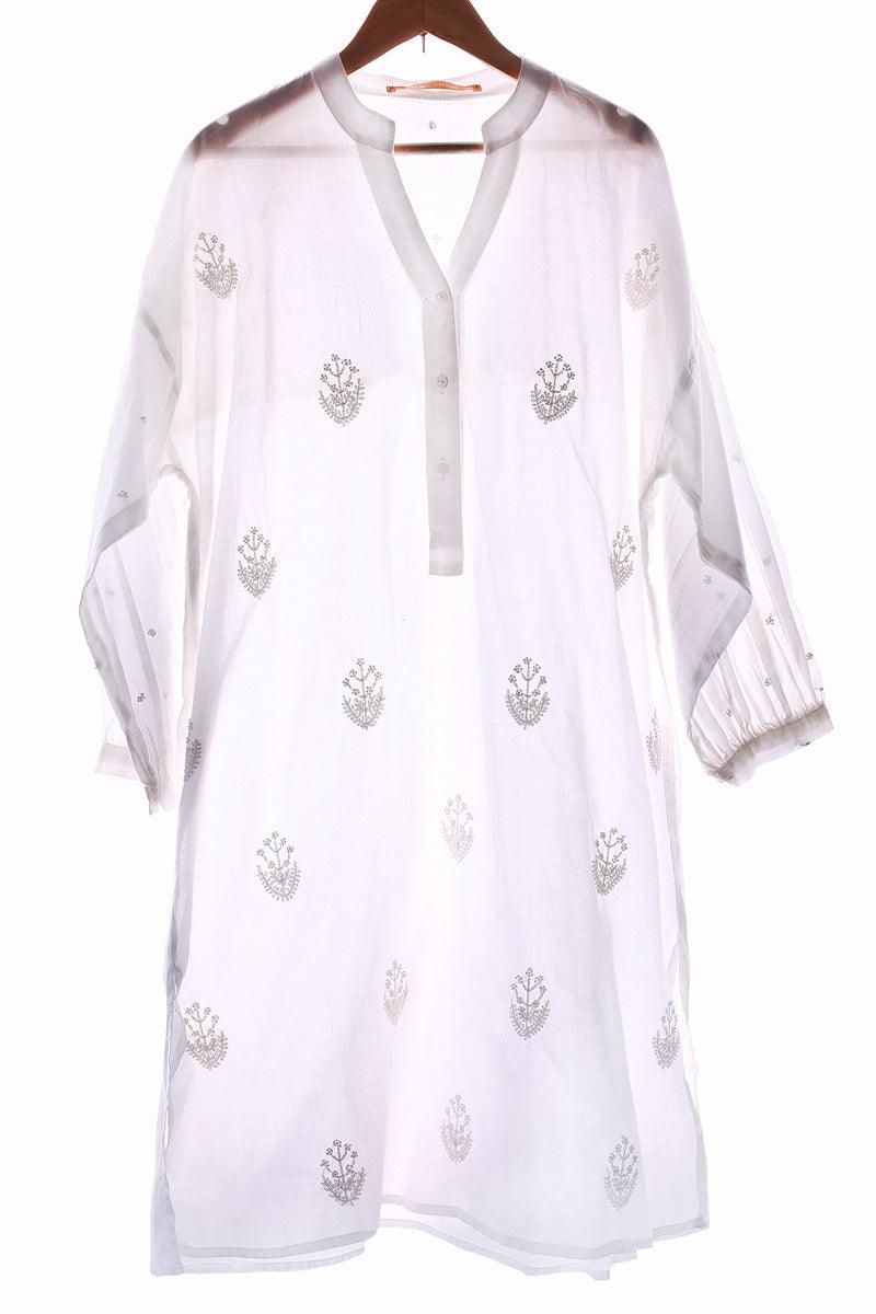 Generation - NKR Patchwork Kurta - White - Lawn - 1 Piece