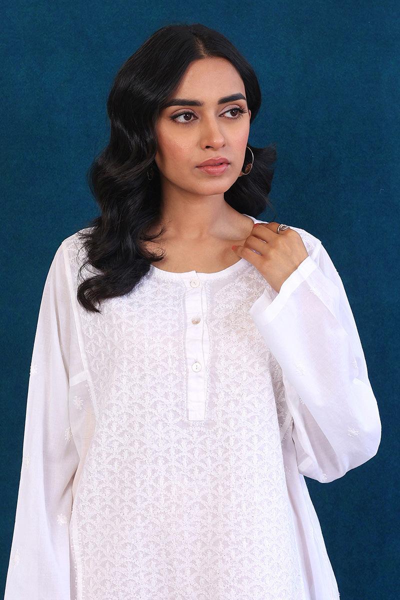 Generation - N K R Kurta - White - Lawn - 1 Piece
