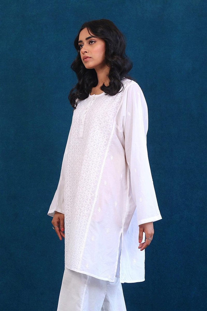Generation - N K R Kurta - White - Lawn - 1 Piece