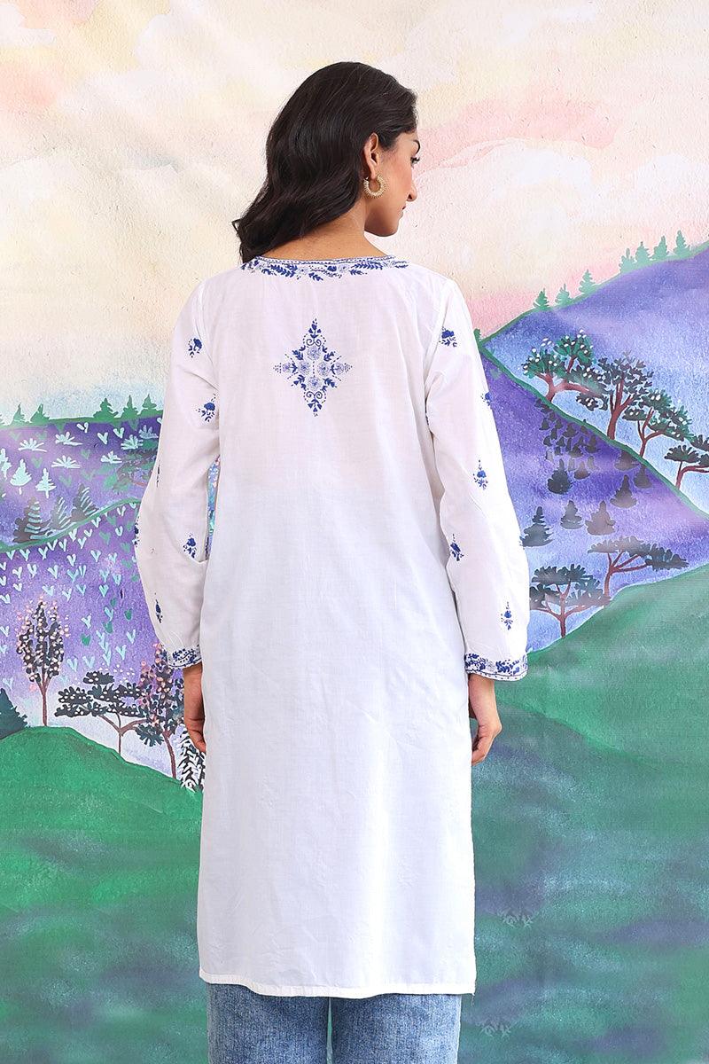 Generation - NKR Hand Embroidered - White - Lawn - 1 Piece