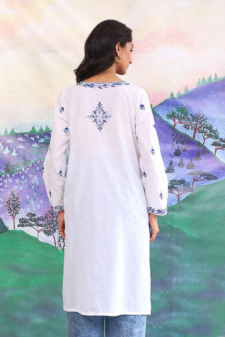 Generation - NKR Hand Embroidered - White - Lawn - 1 Piece