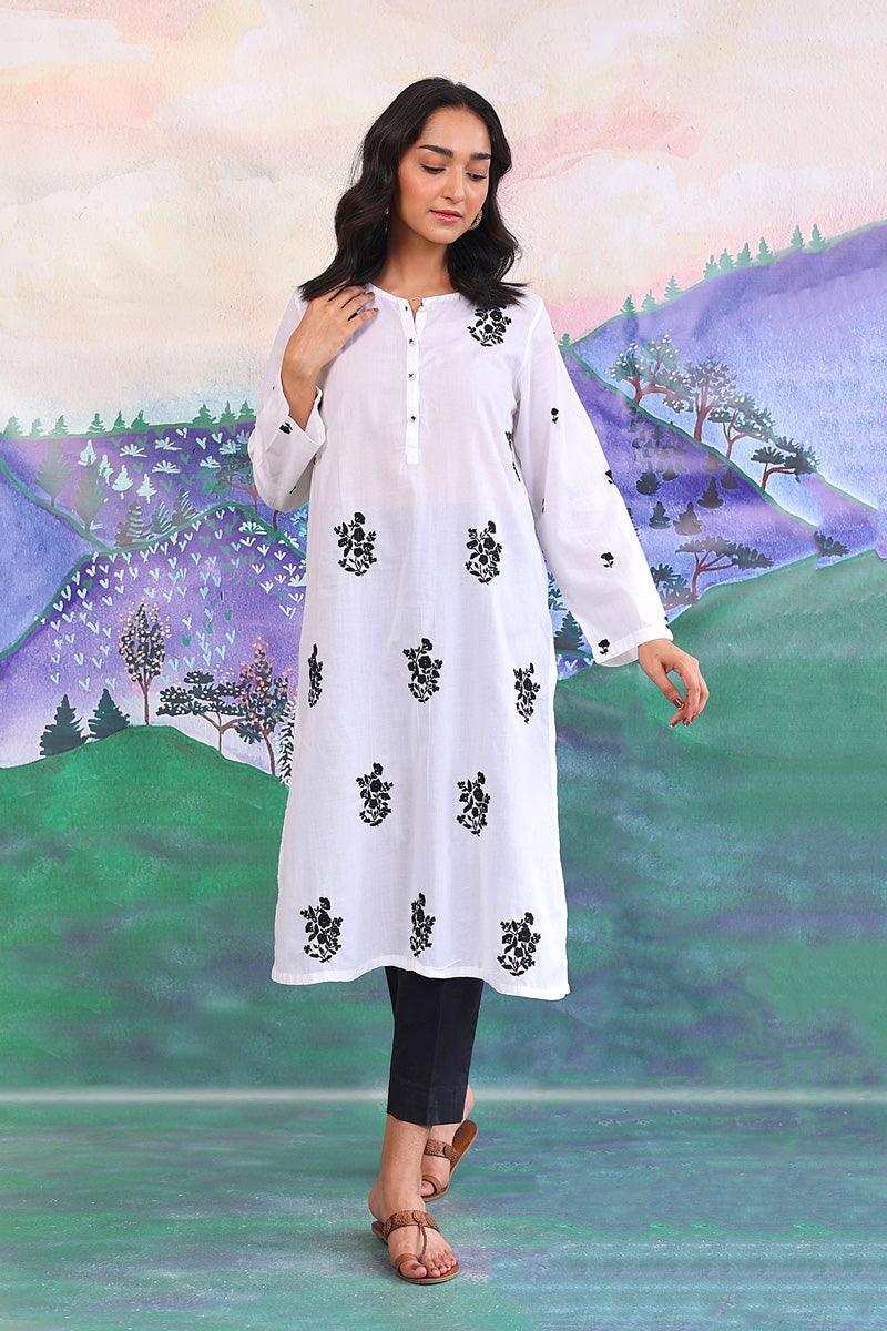 Generation - NKR Kurta - White - Lawn - 1 Piece