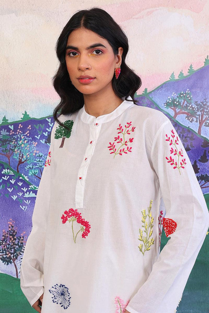 Generation - N K R Kurta - White - Lawn - 1 Piece
