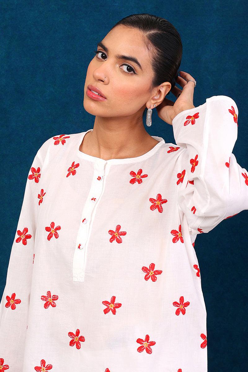 Generation - N K R Kurta - White - Lawn - 1 Piece
