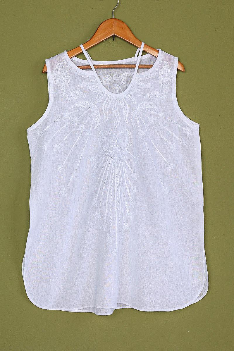 Generation - The Chakra Top - Cotton - White - 1 Piece
