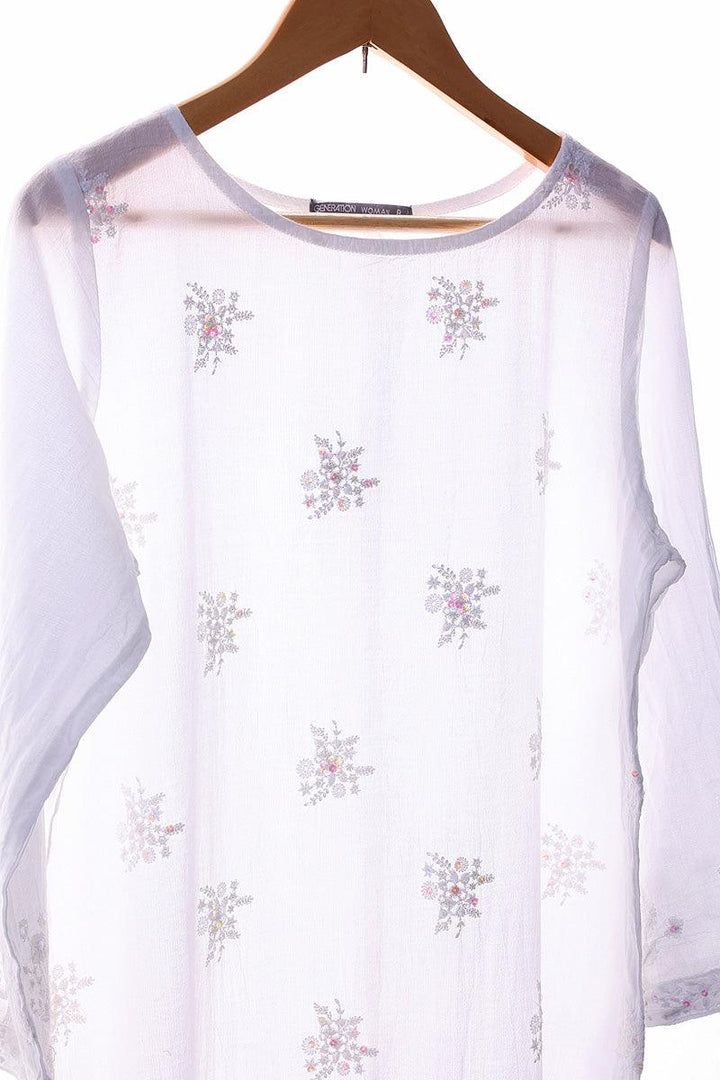 Generation - Bagh Shirt - White - Lawn - 1 Piece