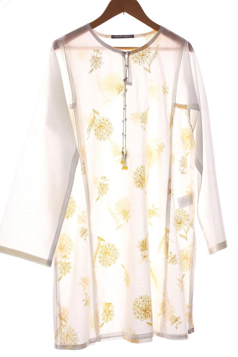 Generation - Slushy Kurti - White - Lawn - 1 Piece