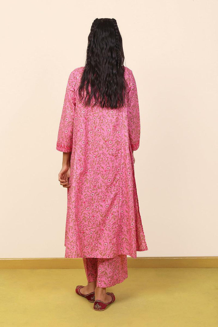Generation - 2- Piece Desi Beat Set - Pink - Lawn