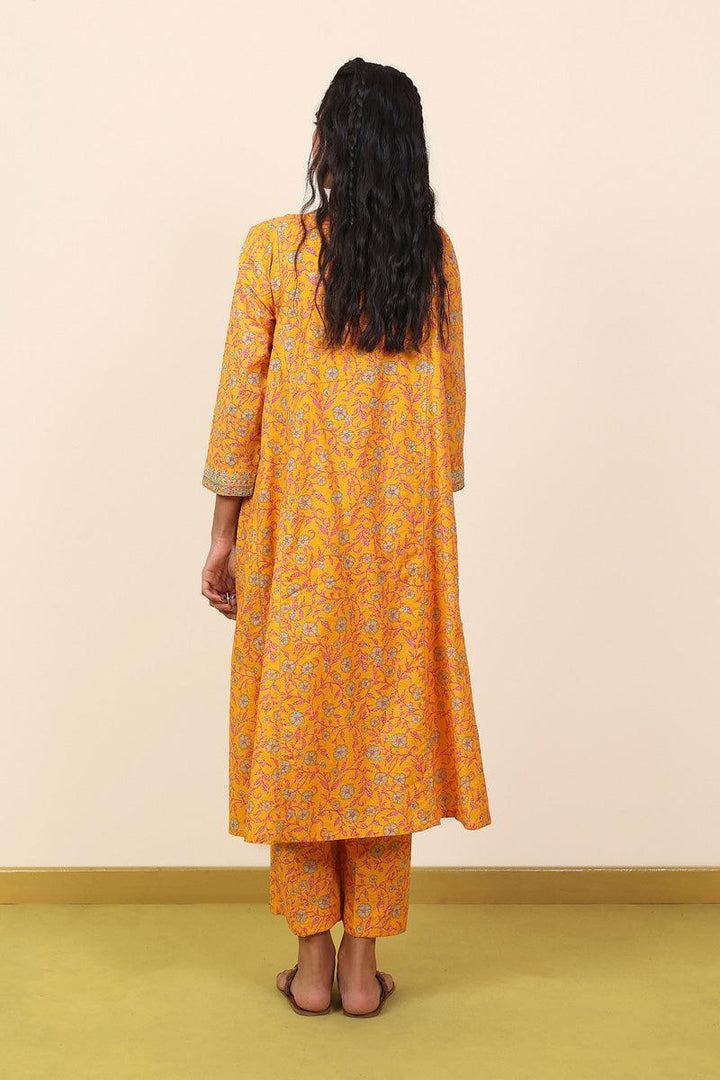 Generation - 2- Piece Desi Beat Set - Yellow - Lawn