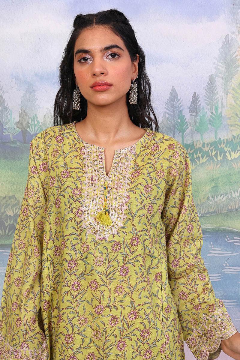 Generation - 2- Piece Desi Beat Set - Green - Lawn