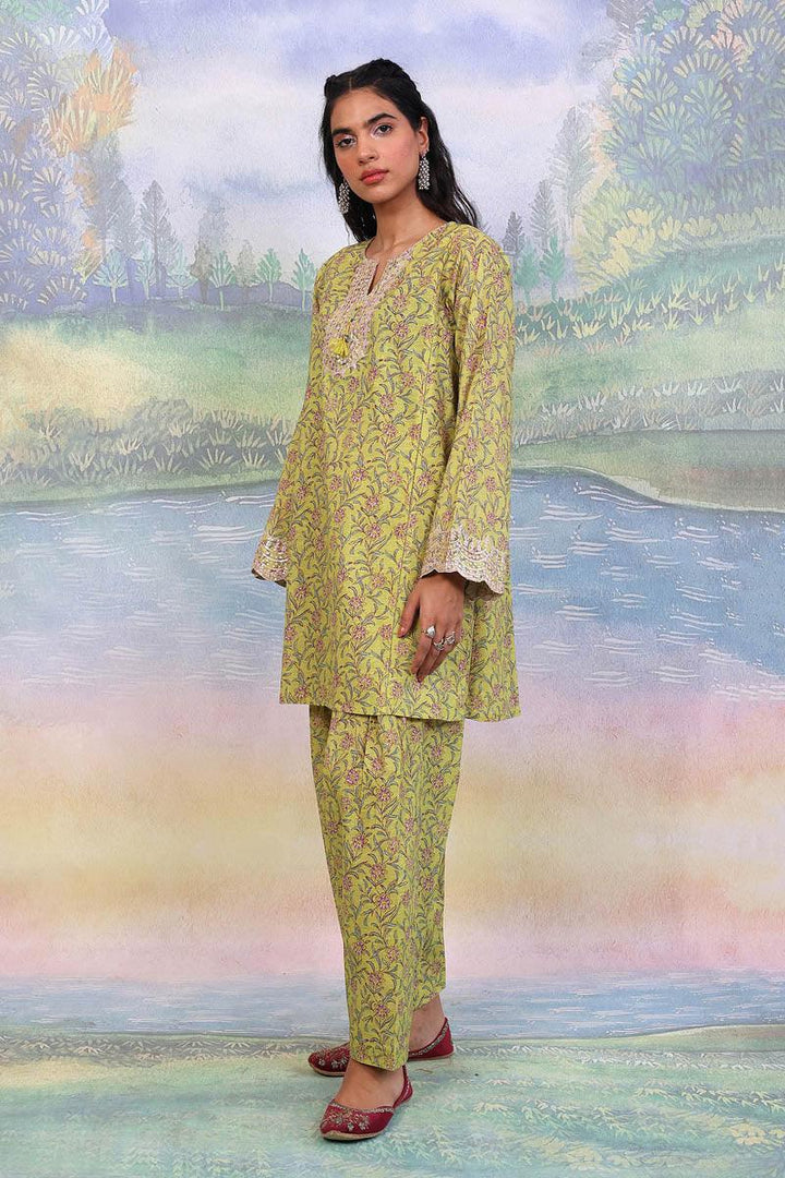 Generation - 2- Piece Desi Beat Set - Green - Lawn