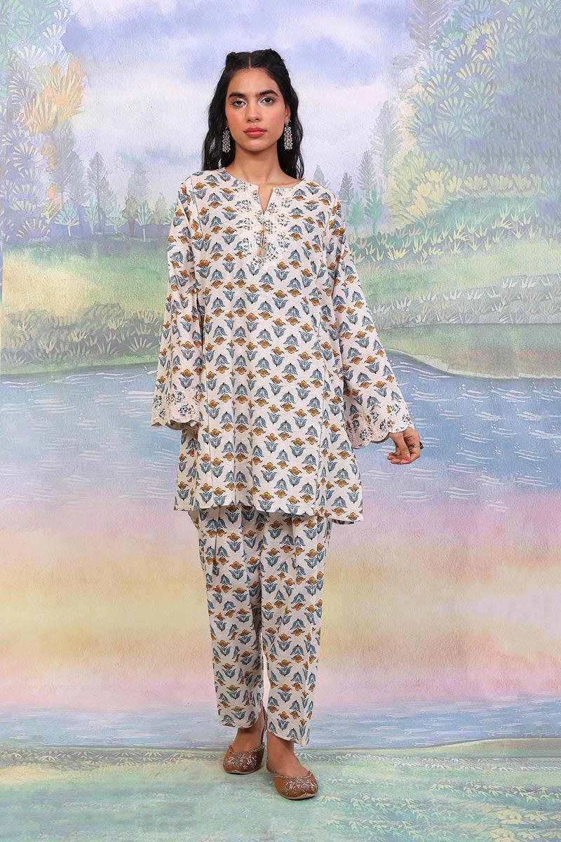 Generation - 2- Piece Duo Desi Beat - Off White - Lawn