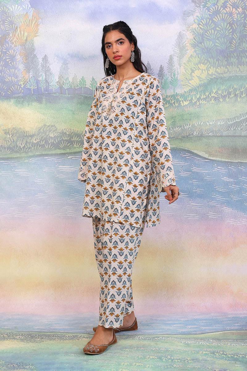 Generation - 2- Piece Duo Desi Beat - Off White - Lawn