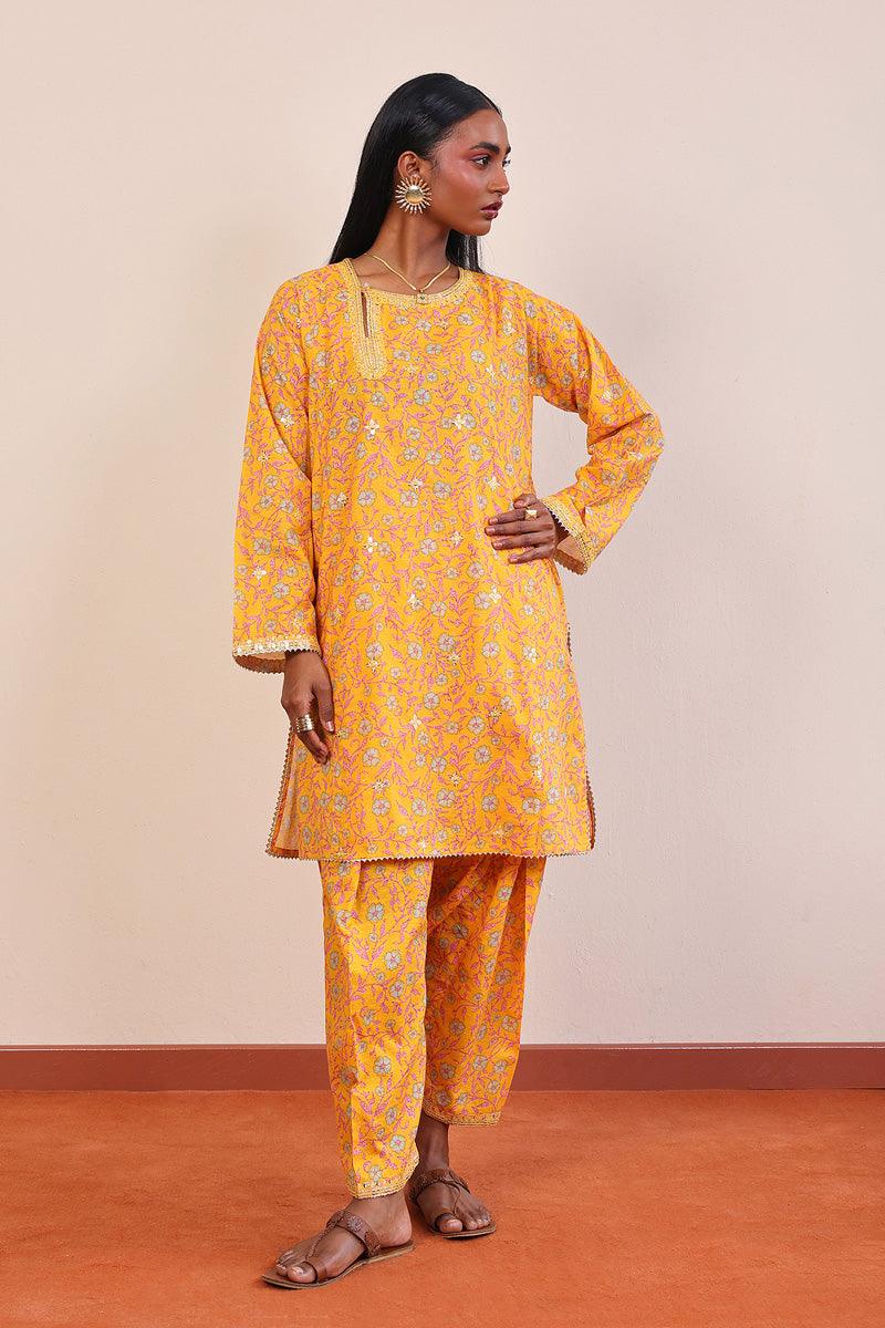 Generation - 2- Piece Desi Beat - Yellow - Lawn