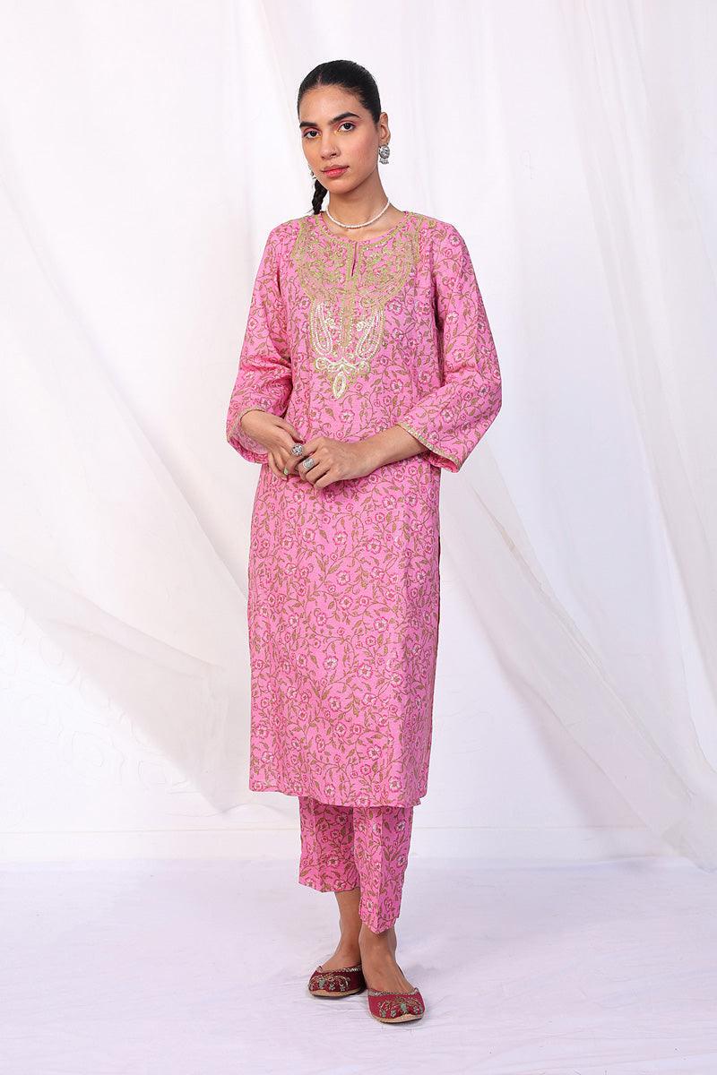 Generation - Desi Beat Sequins 2-Piece Set - Red - Lawn