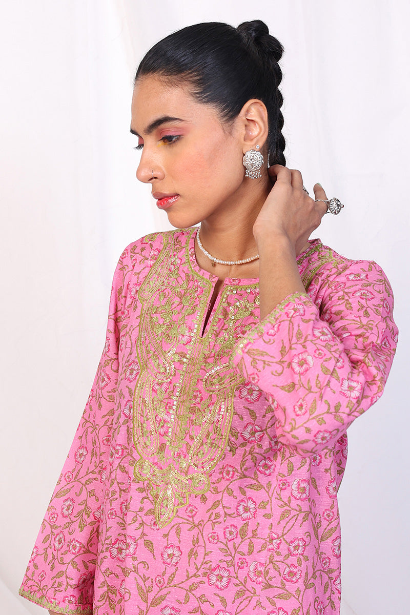 Generation - Desi Beat Sequins 2-Piece Set - Red - Lawn