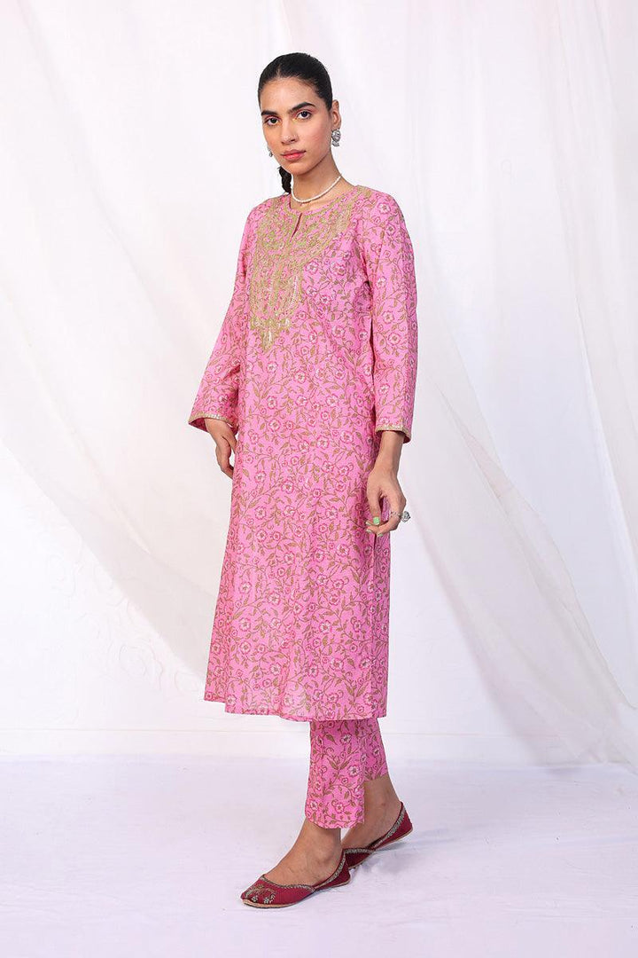 Generation - Desi Beat Sequins 2-Piece Set - Red - Lawn
