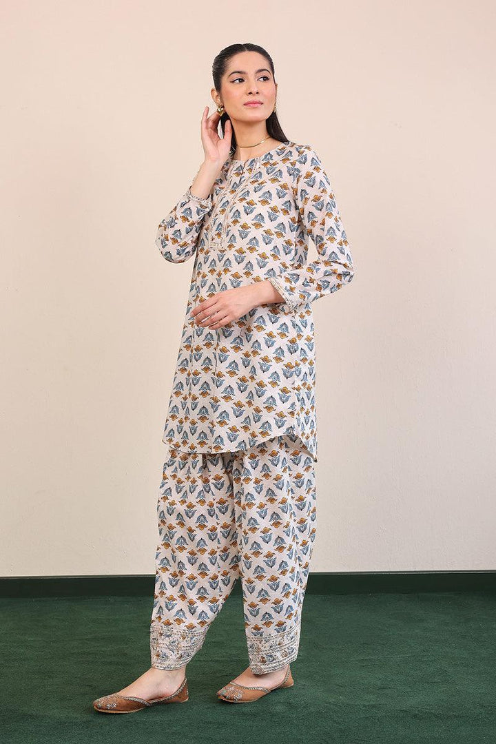 Generation - Desi Beat Set - Beige - Lawn - 2 Piece