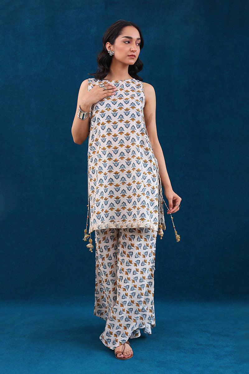 Generation - Desi Beat 2-Piece Set - Off White - Lawn