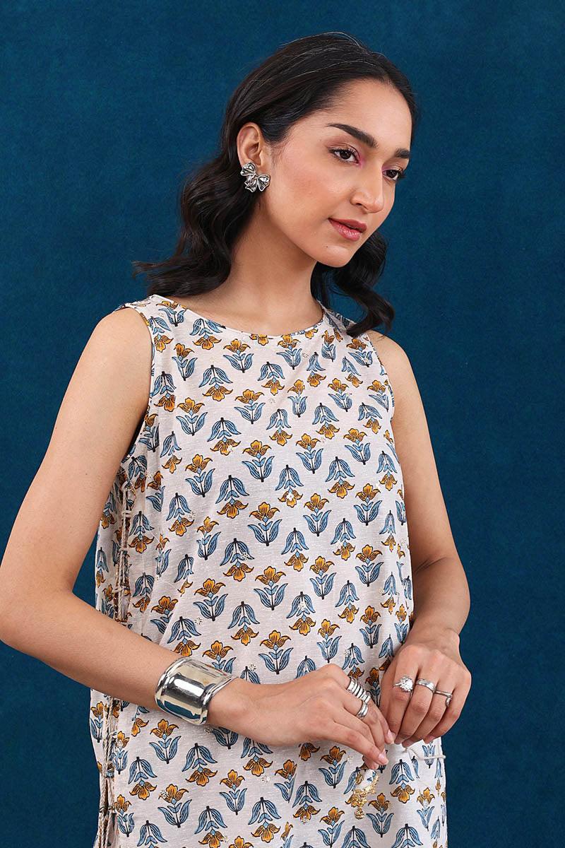 Generation - Desi Beat 2-Piece Set - Off White - Lawn