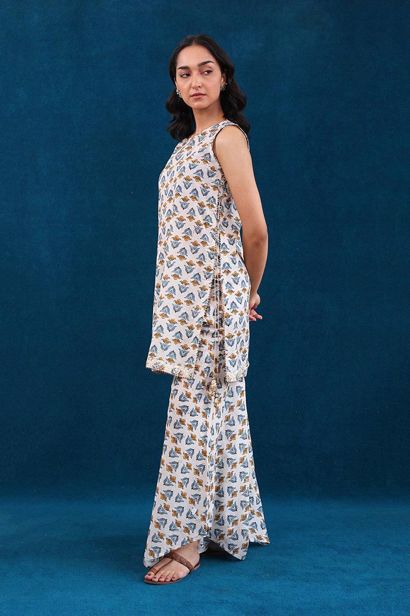 Generation - Desi Beat 2-Piece Set - Off White - Lawn