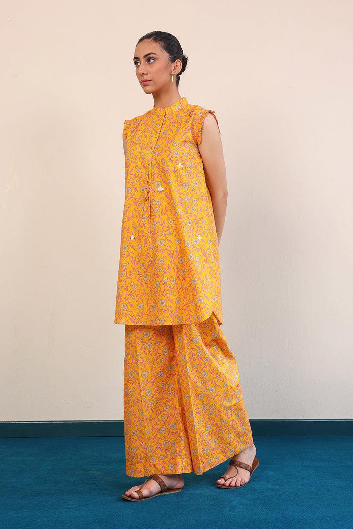 Generation - 2- Piece Desi Beat - Yellow - Lawn