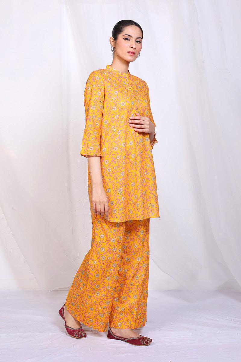 Generation - 2- Piece Diwaani Desi Beat - Yellow - Lawn