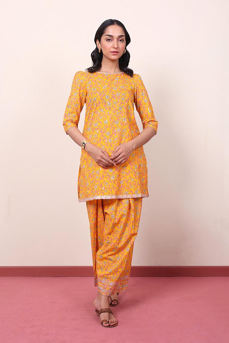 Generation - 2-Piece Desi Beat - Yellow - Lawn