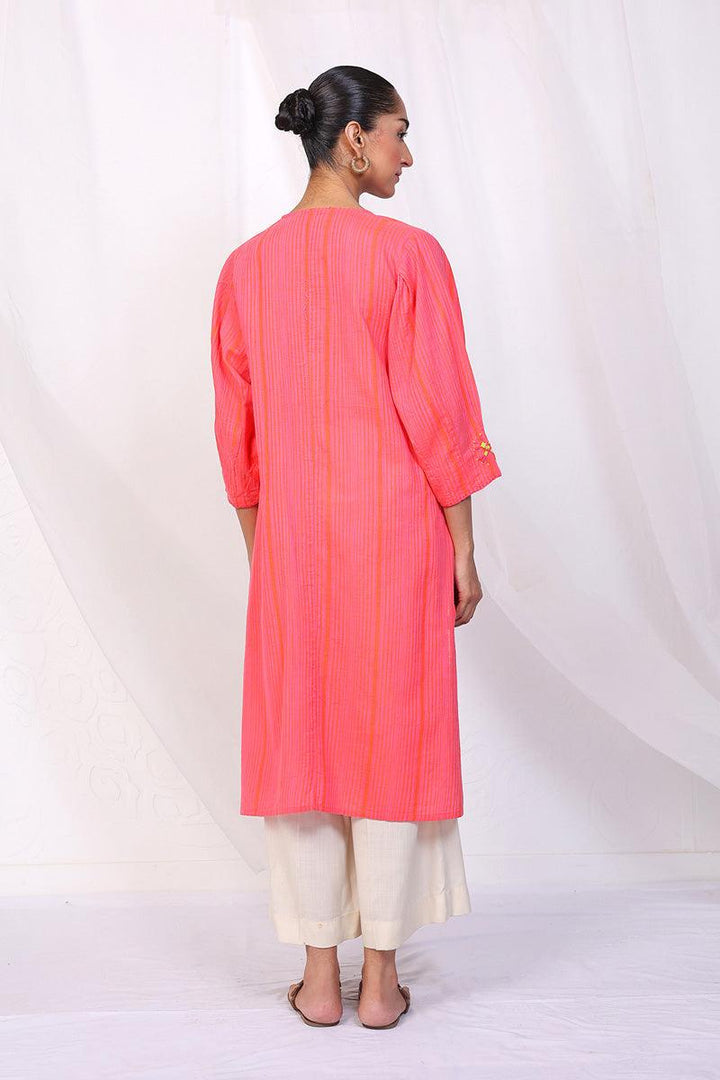 Generation - Serenity Kurta - Coral - Lawn - 1 Piece