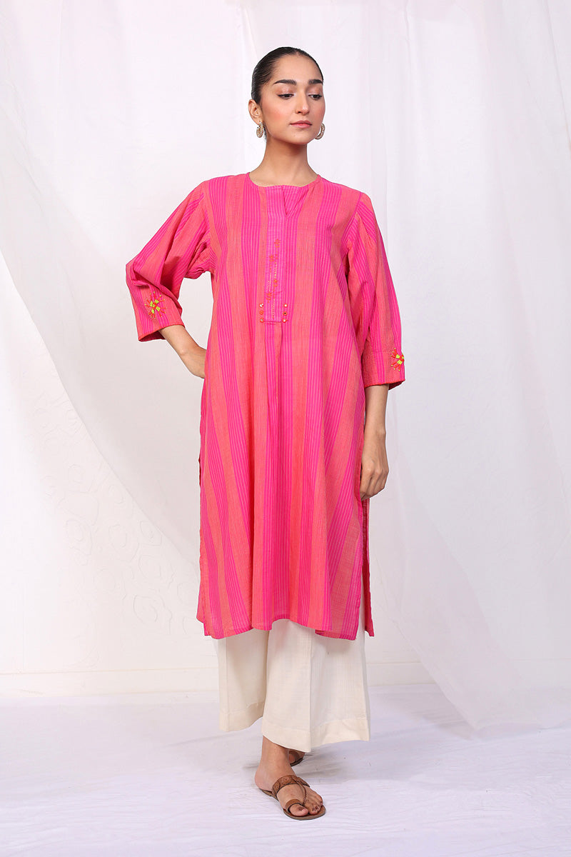 Generation - Serenity Kurta - Pink - Lawn - 1 Piece