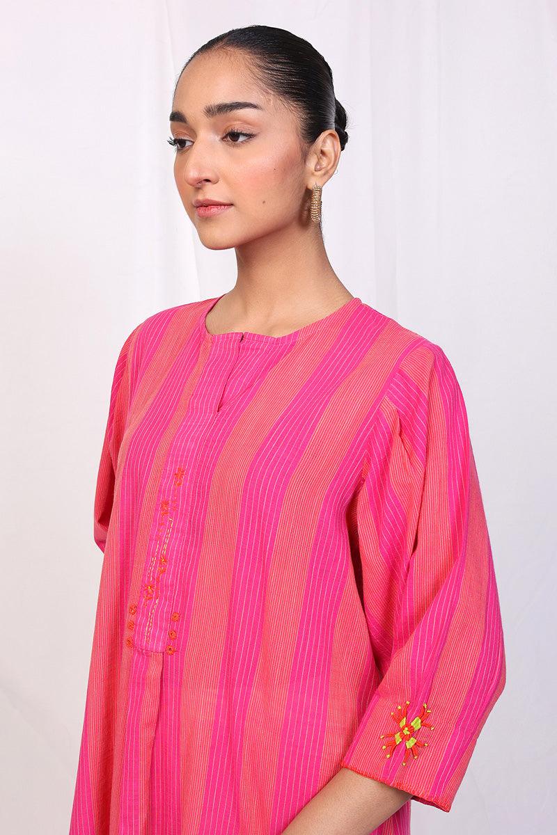 Generation - Serenity Kurta - Pink - Lawn - 1 Piece