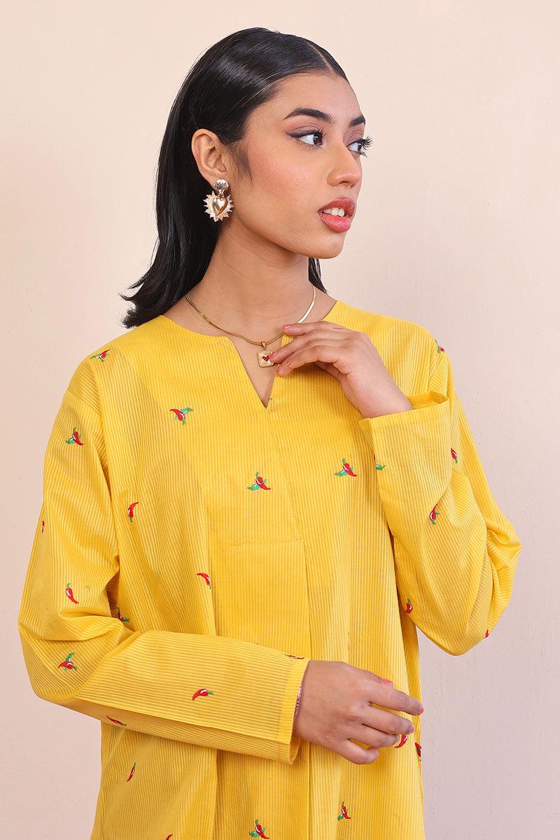 Generation - Malmal Shirt - Red - Lawn - 1 Piece