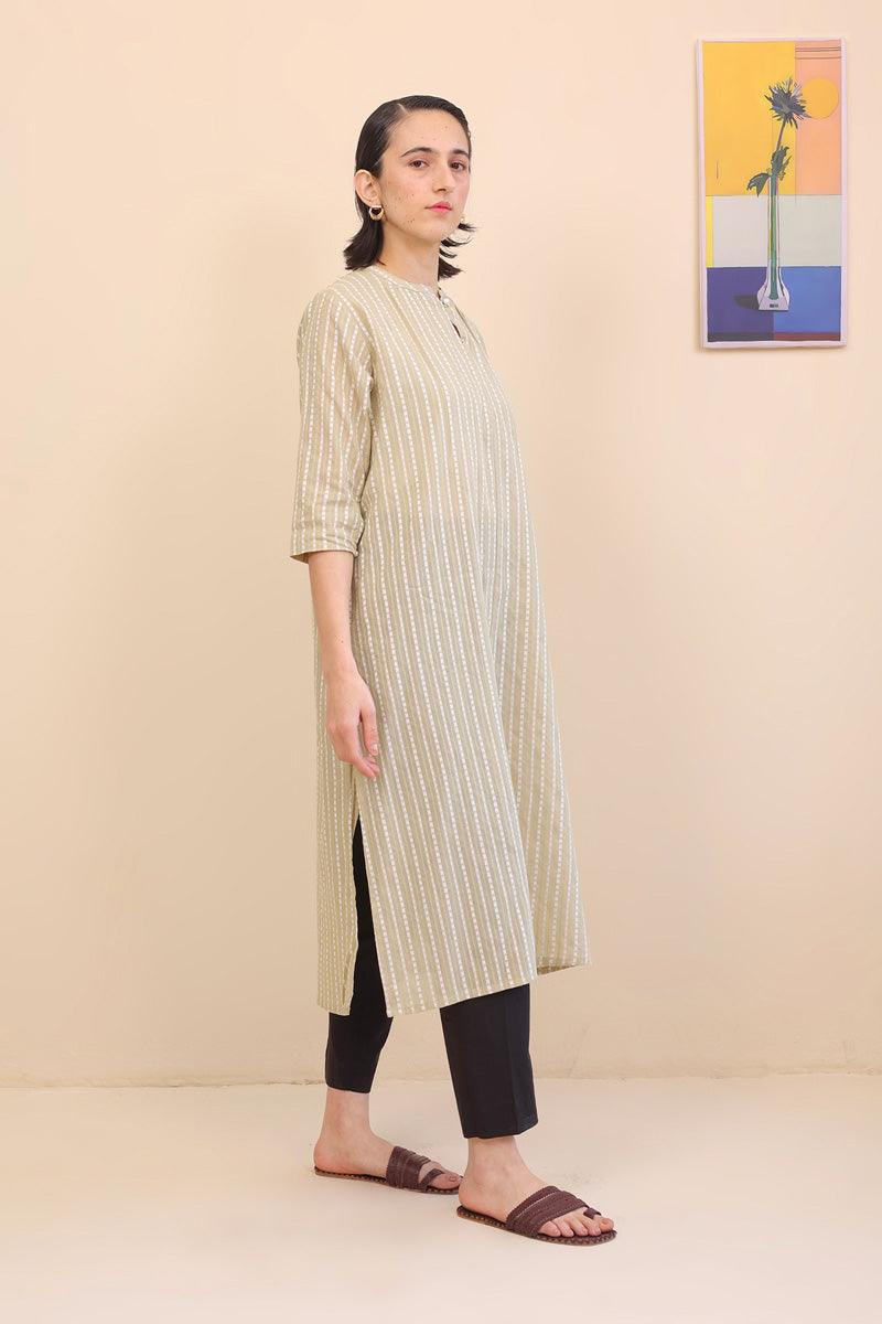 Generation - Katan Kahani Tunic - Green - Jacquard - 1 Piece